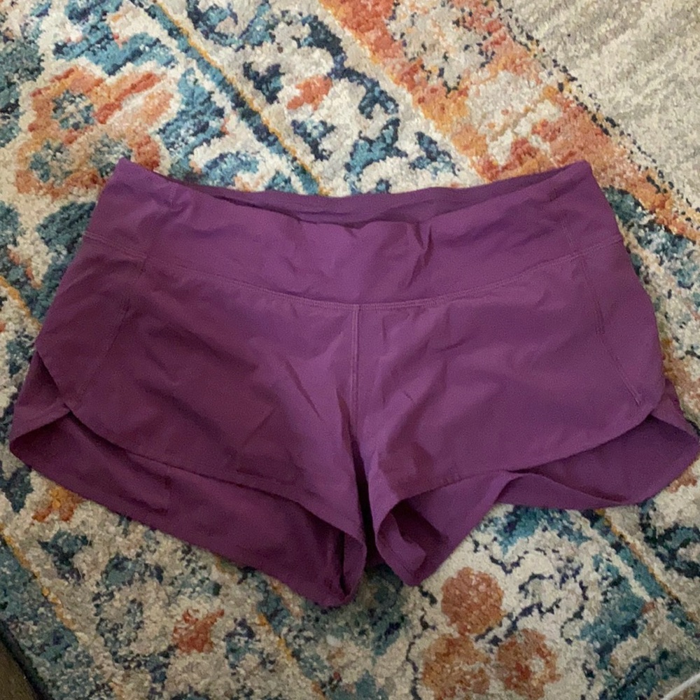 Lululemon Speed up shorts 2.5” - Purple